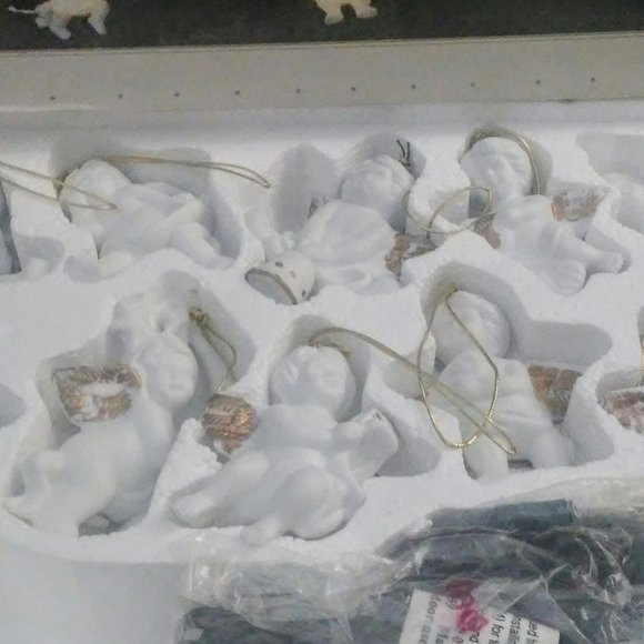 Cottagecore Angel Light Set Porcelain ABC - Picture 4 of 8